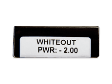 CRAZY LENS - WhiteOut - Tageslinsen mit Stärke (2 Linsen)