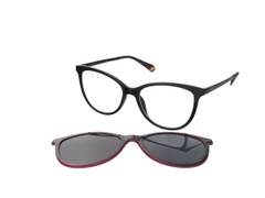 Polaroid PLD 6137/Cs Occhiali Da Sole Uomo E Donna - Nero 52mm Con Custodia Inclusa