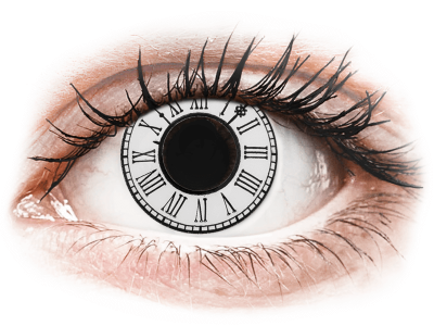 CRAZY LENS - Clock - Tageslinsen ohne Stärke (2 Linsen)