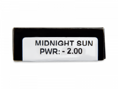 CRAZY LENS - Midnight Sun - Tageslinsen mit Stärke (2 Linsen)