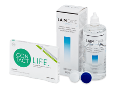 Contact Life spheric (6 Linsen) + Laim Care 400 ml
