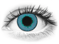 TopVue Daily Color - Brilliant Blue - Tageslinsen mit Stärke (2 Linsen)